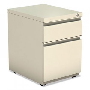 Alera ALEPBBFPY Two-Drawer Metal Pedestal Box File with Full-Length Pull, 14.96w x 19.29d x 21.65h