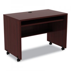 Alera ALEVA204224MY Valencia Mobile Workstation Desk, 41 3/8 x 23 5/8 x 29 5/8, Mahogany