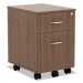 Alera ALEVABFWA Valencia Series Mobile Box/File Pedestal, 14 7/8 x 19 1/8 x 22 7/8, Walnut