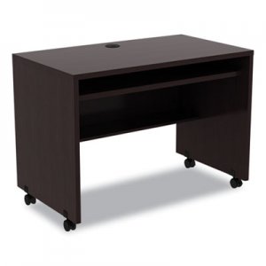 Alera ALEVA204224ES Valencia Series Mobile Workstation Desk, 41 3/8 x 23 5/8x 29 5/8, Espresso