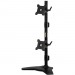 Amer Mounts AMR2SV Stand Based Vertical Dual Monitor Mount. Up to 24", 26.4lb monitors