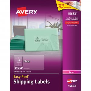Avery 15663 Easy Peel Mailing Label AVE15663