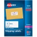 Avery 95945 Laser Inkjet Printer White Shipping Labels AVE95945