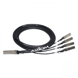 Axiom 470-AAXG-AX QSFP+ to 4 SFP+ Passive Twinax Cable 3m