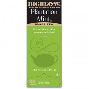 Bigelow 10344 Plantation Mint Black Tea BTC10344