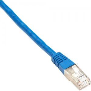 Black Box EVNSL0272BL-0006 Cat6 250-MHz Shielded, Stranded Cable SSTP (PIMF), PVC, Blue, 6-ft. (1.8-m)