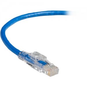 Black Box C5EPC70-BL-01 GigaBase 3 CAT5e 350-MHz Lockable Patch Cable (UTP), Blue, 1-ft. (0.3-m