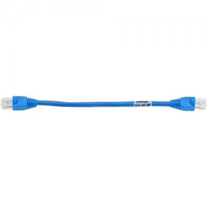 Black Box EVNSL641-06IN SpaceGAIN CAT6 Reduced-Length Patch Cable, Blue