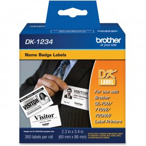 Brother DK1234 Name Badge Label BRTDK1234