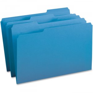 Business Source 99719 1/3-cut Tab Legal Colored File Folders BSN99719