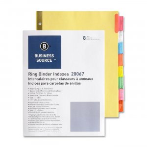 Business Source 20067 Insertable Tab Divider BSN20067