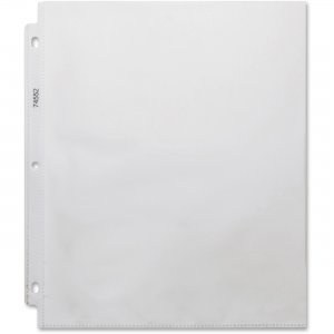 Business Source 74552 Top-loading 3-hole Sheet Protectors BSN74552
