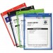 C-Line 50920 Heavy Duty Super Heavyweight Plus Stitched Shop Ticket Holder, Assorted, 9x12, 20/BX