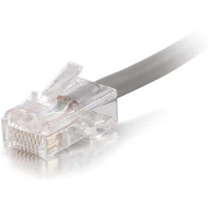 C2G 15237 100 ft Cat5e Non Booted Plenum UTP Unshielded Network Patch Cable - Gray