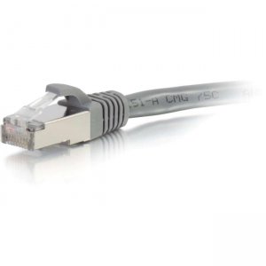 C2G 00648 12ft Cat6a Snagless Shielded (STP) Network Patch Cable - Gray