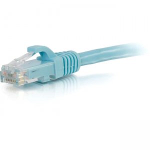 C2G 00771 25ft Cat6a Snagless Unshielded (UTP) Network Patch Cable - Aqua