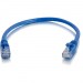 C2G 00932 6in Cat5e Snagless Unshielded (UTP) Network Patch Cable - Blue