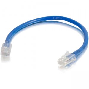 C2G 00962 6in Cat6 Non-Booted Unshielded (UTP) Network Patch Cable - Blue