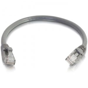 C2G 00951 6in Cat6 Snagless Unshielded (UTP) Network Patch Cable - Gray