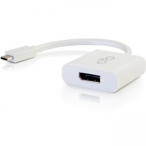 C2G 29481 USB-C to DisplayPort Adapter Converter - White