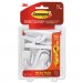 Command MMM17001MPES General Purpose Hooks, 3lb Capacity, Plastic, White, 20 Hooks, 24 Strips/Pack