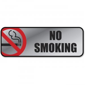 COSCO 098207 No Smoking Image/Message Sign COS098207