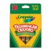 Crayola 52-4016 Triangular Anti-roll Crayons CYO524016