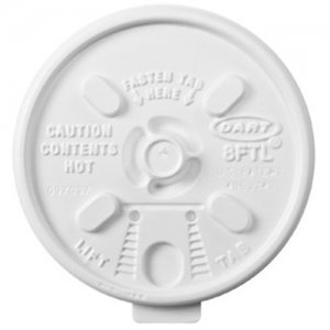 Dart 8FTL Lids for Foam Cups and Containers DCC8FTL