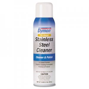 Dymon ITW20920 Stainless Steel Cleaner, 16 oz Aerosol Spray, 12/Carton