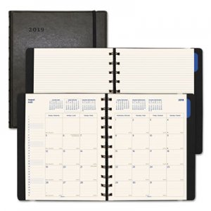 Filofax REDC1811001 Monthly Planner, 10 3/4 x 8 1/2, Black, 2018-2019