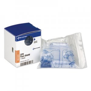 First Aid Only FAOFAE6023 SmartCompliance CPR Face Shield and Breathing Barrier, Plastic, One Size Fits Most