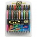 G2 31294 Retractable Gel Ink Pens Assorted 20-Pack PIL31294