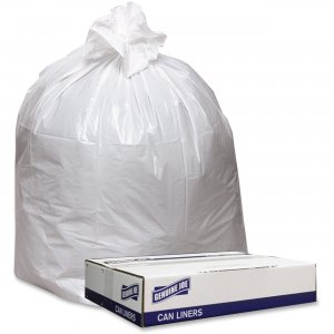 Genuine Joe 3339W Extra Heavy-duty White Trash Can Liners GJO3339W