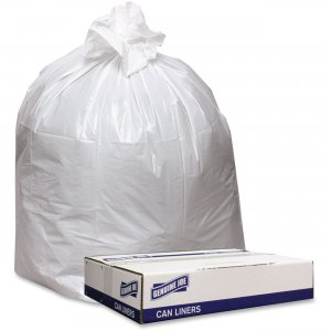 Genuine Joe 4046W Extra Heavy-duty White Trash Can Liners GJO4046W