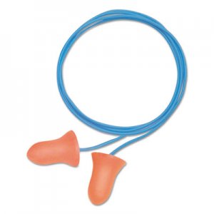 Howard Leight by Honeywell HOWMAX30 MAX-30 Single-Use Earplugs, Corded, 33NRR, Coral, 100 Pairs