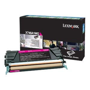 Lexmark X746A1MG X746, X748 Magenta Return Program Toner Cartridge LEXX746A1MG