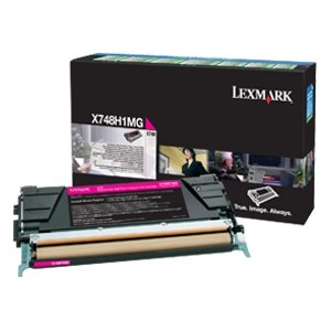 Lexmark X748H1MG X748 Magenta High Yield Return Program Toner Cartridge LEXX748H1MG