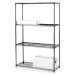 Lorell 70060 4-Shelf Add-On Wire Shelving