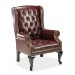 Lorell 777QAJOX Queen Anne Wing-Back Reception Chair 777 QA