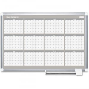 MasterVision GA03106830 36" 12-month Calendar Planning Board BVCGA03106830