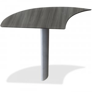 Mayline MNEXTLLGS Medina - Curved Desk Extension MNEXTL