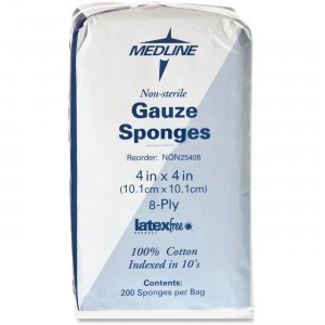 Medline NON25408 Non-sterile Woven Gauze Sponge