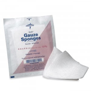 Medline NON21424 Sterile Woven Gauze Sponges