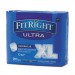 Medline MIIFIT23600A FitRight Ultra Protective Underwear, X-Large, 56" to 68" Waist, 20/Pack