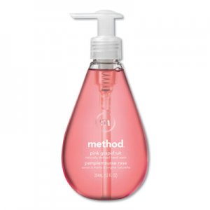 Method MTH00039CT Gel Hand Wash, Pink Grapefruit, 12 oz Pump Bottle, 6/Carton