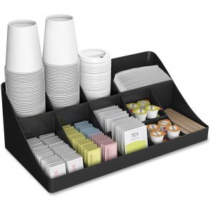 Mind Reader COMORGBLK Coffee Condiment Organizer COMORG-BLK