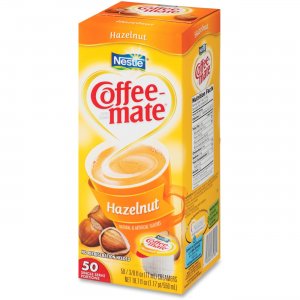 Nestle Professional 35180CT Coffee-Mate Hazelnut Vanilla Liquid Coffee Creamer Singles NES35180CT