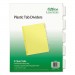 Office Essentials AVE11466 Plastic Insertable Dividers, 5-Tab, Letter