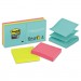 Post-it Pop-up Notes Super Sticky MMMR3306SSMIA Pop-up 3 x 3 Note Refill, Miami, 90/Pad, 6 Pads