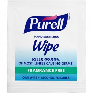 PURELL 9021-1M Sanitizing Hand Wipe Towelettes GOJ90211M